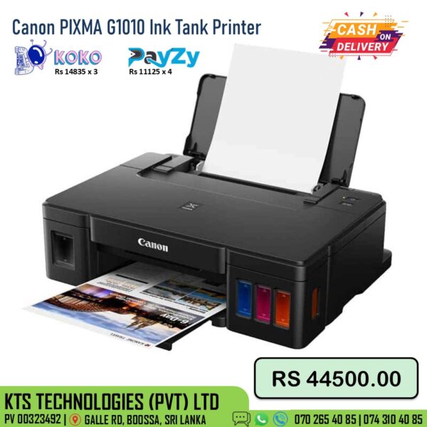Canon PIXMA G1010 Ink Tank Printer